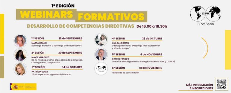 1ª Edición Webinars Formativos