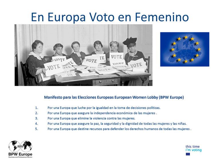 En Europa Voto en Femenino