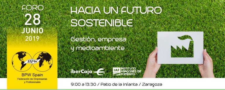 Foro «Hacia un futuro sostenible» Zaragoza 2019