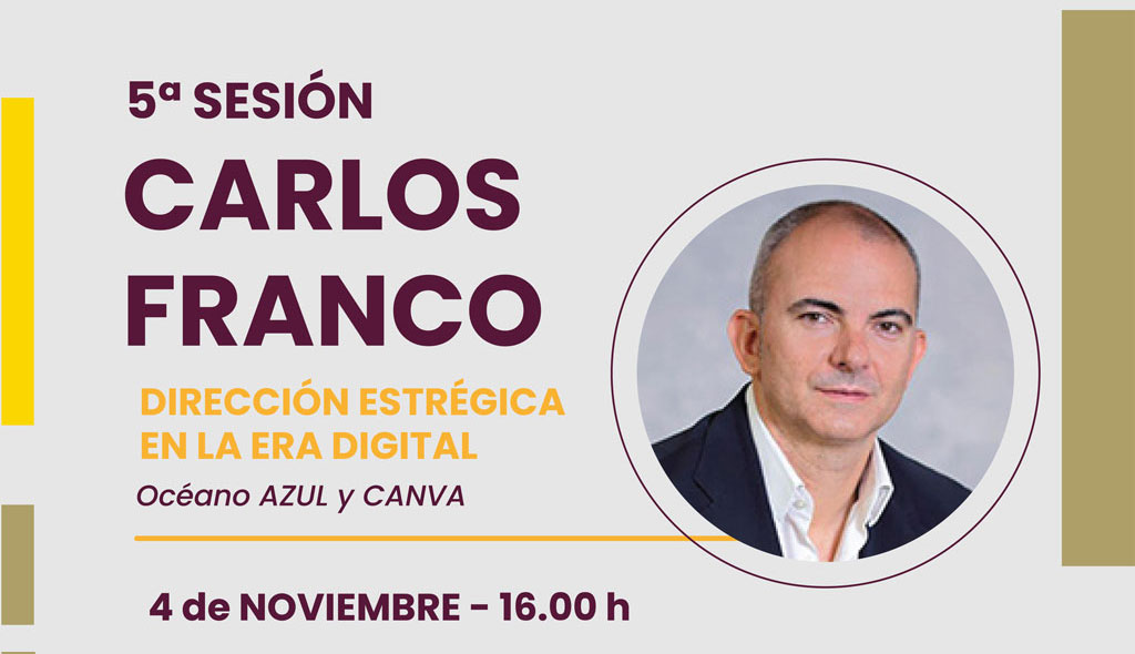 Webinar Formativo con Carlos Franco. Canva y Océano Azul