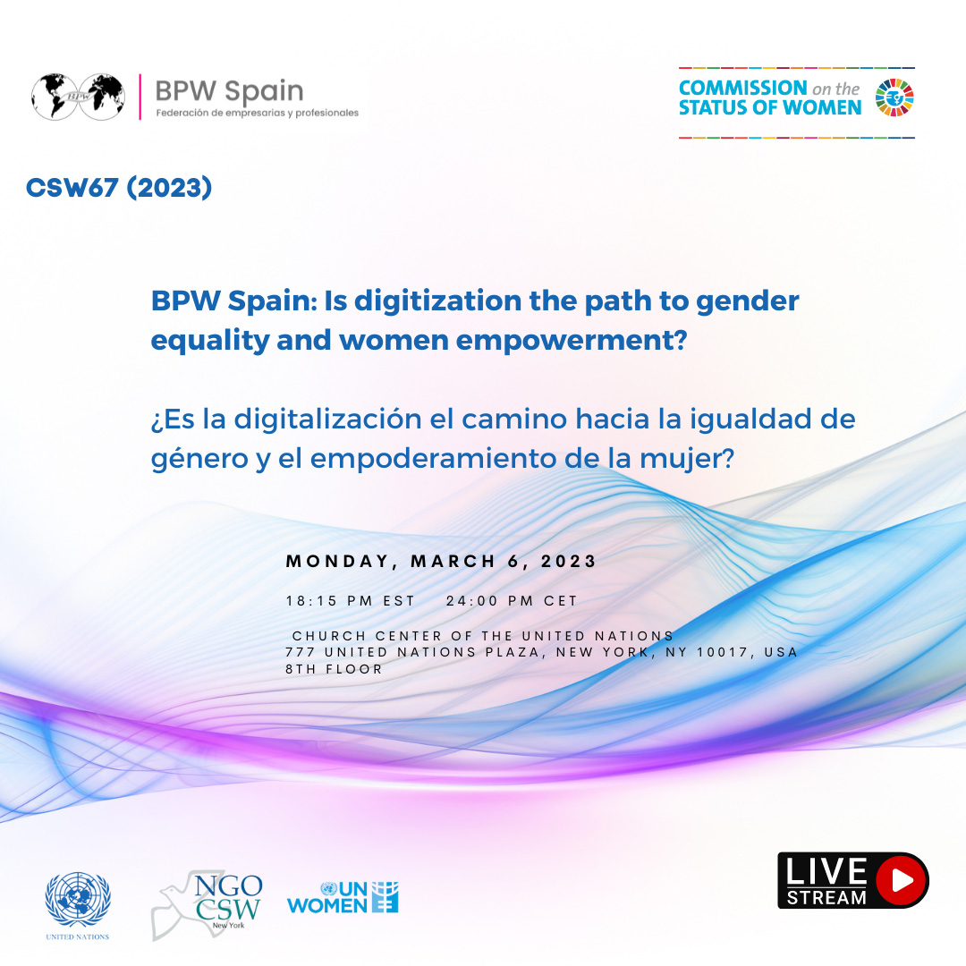 CSW67 ¿Es la digitalización el camino hacia la igualdad de género y el empoderamiento de la mujer?