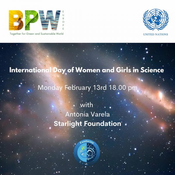 Webinar con motivo del Día Internacional de la niña en la ciencia