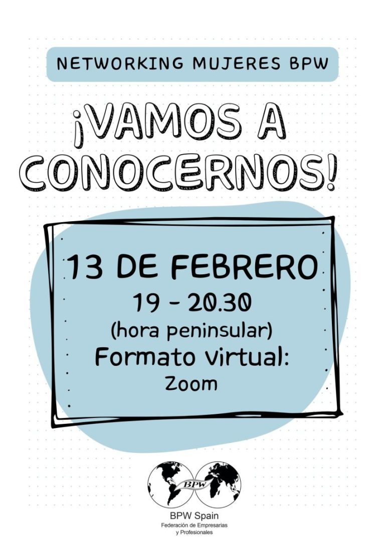 Networking #MUJERESBPW: ¡Vamos a Conocernos!