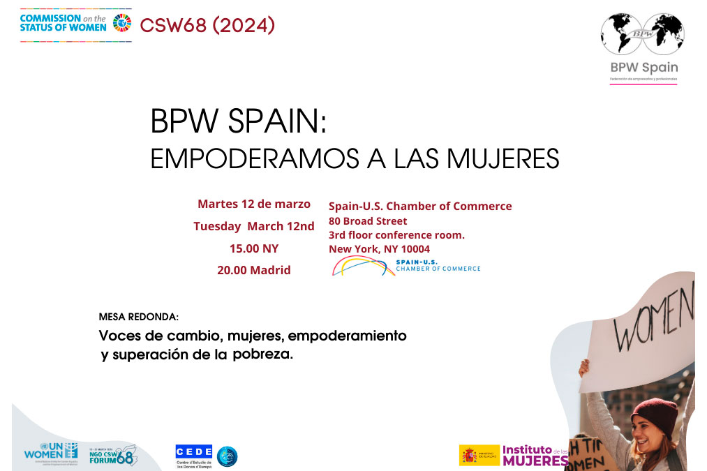 CSW68 Evento Paralelo BPW Spain en Nueva York